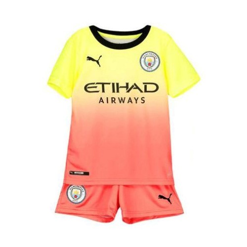 Camiseta Manchester City Tercera equipo Niño 2019-20 Negro